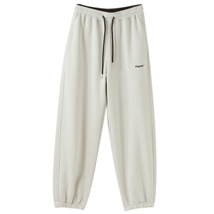 女大童加绒收口卫裤2025冬装新款青少年保暖束脚运动裤学生校园裤