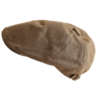 帽子女秋冬百搭鸭舌帽复古报童帽前进帽女韩版贝雷帽潮日系画家帽