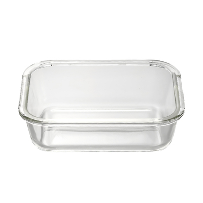 蒸马蹄糕蒸盘蒸糕模具烘焙千层糕午餐肉长方形碗蒸蛋耐热玻璃盘子