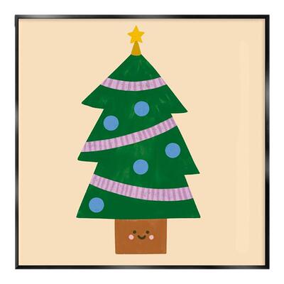 奶油风多巴胺儿童房可定制装饰画