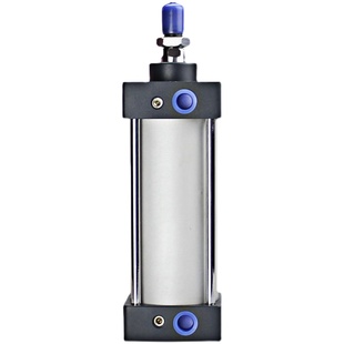 sc100气缸加长型汽动可调行程qgb重型大推力气缸双向升降亚德客型