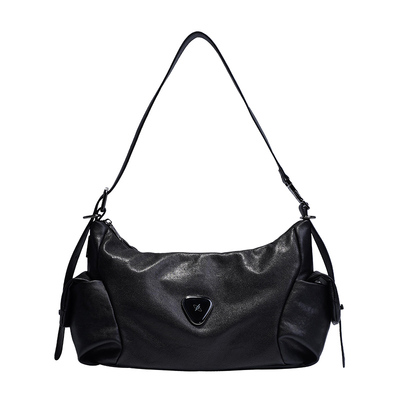 GYXX/光影行星黑曜石吐司斜挎包男款单肩皮包通勤外出便携平板包