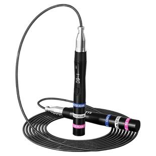 361中考专用跳绳计数钢丝绳初中学生考试不打结体考可调节健身绳