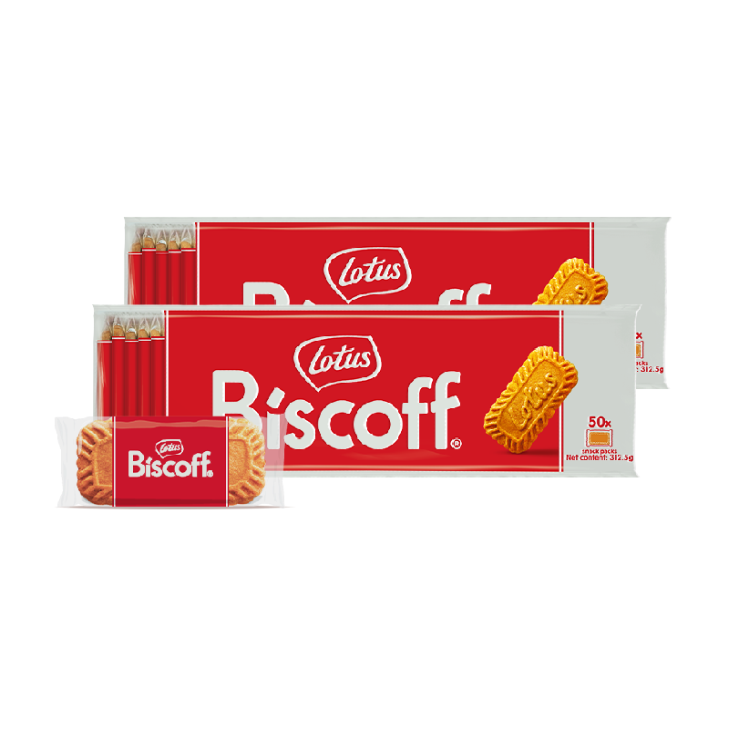 LotusBiscoff比时咔焦糖饼干进口酥性小饼干甜品办公室零食独立包