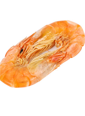盐田烤虾干500g即食特大号碳烤对虾干海虾干零食海鲜干货舟山特产