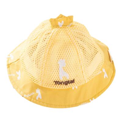 童泰纯棉盆帽大檐薄款遮阳帽