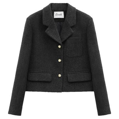 图曼朵小香风羽绒短款通勤外套