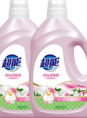 超能花漾栀子柔顺剂去皱柔软