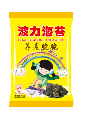 芝麻夹心即食紫菜儿童零食
