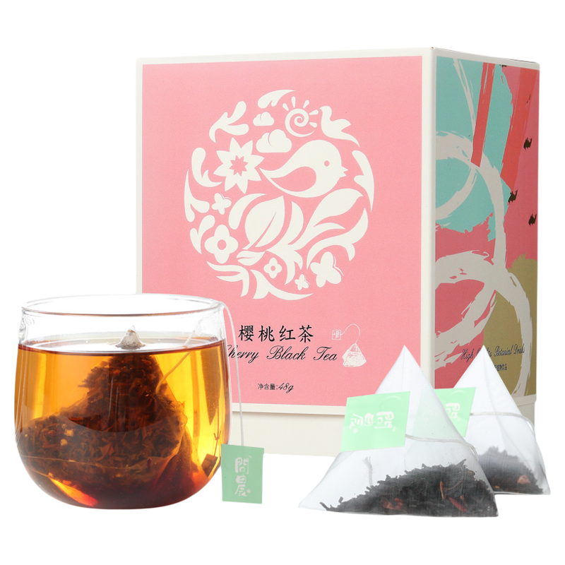 问农樱桃锡兰洛神花三角包袋泡茶