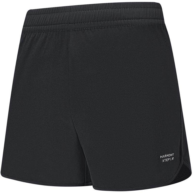 特步短裤女2026夏季健身透气五分裤吸湿速干裤子女子训练运动短裤