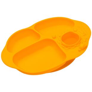 marcus儿童硅胶吸盘餐盘宝宝餐具分格盘婴儿辅食碗训练防摔卡通