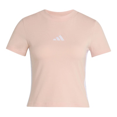 Adidas/阿迪达斯正品W 3S SJ BABY女士经典短款运动圆领T恤KD2343