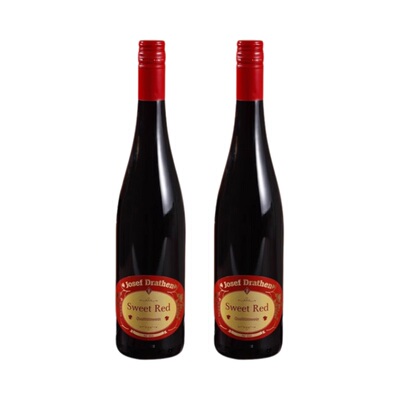 德国进口德哈森甜红QBA红酒2瓶装