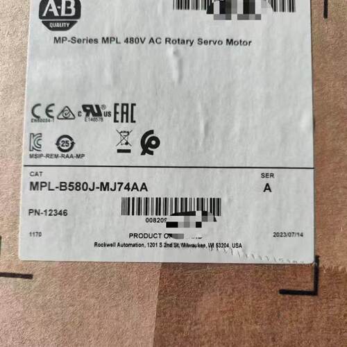 询价-罗克韦尔AB MPL-B580J-MJ74AA 未封