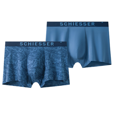 2条装男士凉感布5A抗菌平角内裤