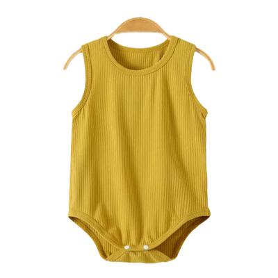 【撤柜专区】品牌专柜婴儿莫代尔包屁衣夏季新生儿背心包屁衣