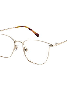 金丝猫眼大框墨镜带度数素颜显瘦