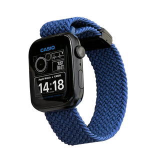 新款尼龙编织磁吸适用苹果手表带S11S10弹力AppleWatchS987潮456