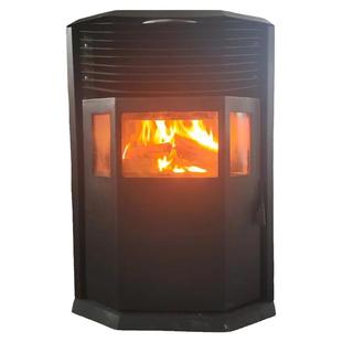 远程控制欧式生物质颗粒取暖炉家用室内采暖炉办公室别墅木柴火炉