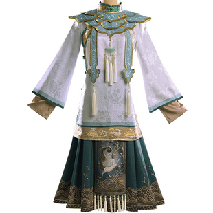 猫漫MOMENT第五人格cos古董商-白泽-白泽-卷古风宿伞之魂套装