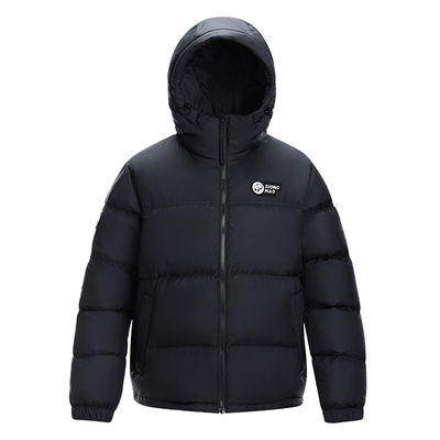 骆驼羽绒服小个子短款连帽面包服