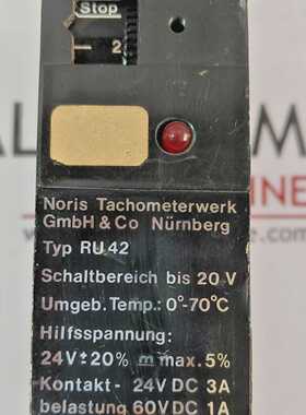 NORIS TACHOMETERWERK RU 42 SWITCH MODULE (FAST SHIP BY DHL/F
