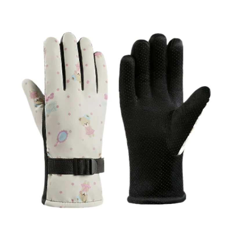 滑雪骑行手套冬季可触屏加绒加厚户外保暖防寒防风防水摩托车手套