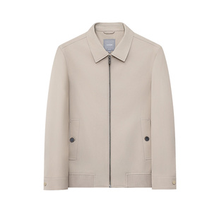 [气凝胶科技 夹棉]莱克斯顿2025秋冬新款男翻领夹克外套商务行政