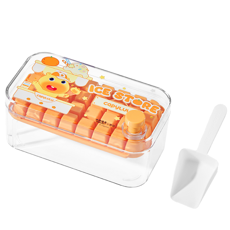 言仓水豚噜噜按压冰格模具可爱