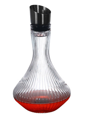 晶诺雅条纹醒酒器破损包赔