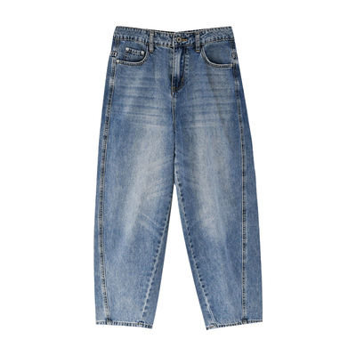 男友风帅气九分牛仔裤秋季