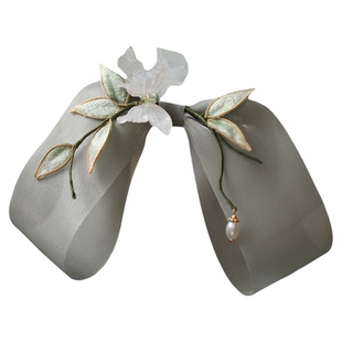 国风短发半扎发饰 竹子发夹女2024新款后脑勺新中式配饰夹子头饰