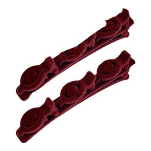 懒人植绒编发发夹侧边碎发卡高级感头饰无痕夹子前额刘海夹发饰女