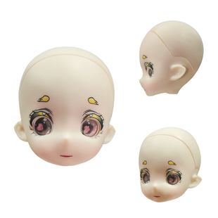素头ob11六分四分五分三分官妆可卸可换眼珠mjd女改妆bjd练妆娃头