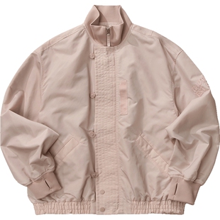 【蔡徐坤同款】nautica 白帆斜纹纽扣立体logo挺阔宽松夹克外套