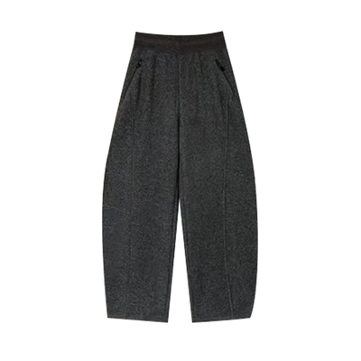 毛呢弯刀裤真是相见恨晚！