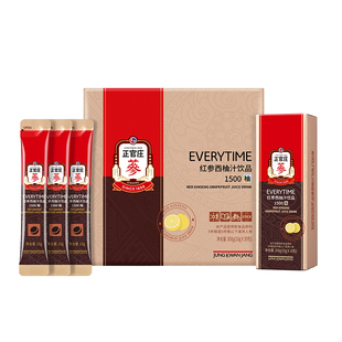 【买1送1】正官庄15%红参浆红参饮品浓缩液柠檬西柚风味300g礼盒