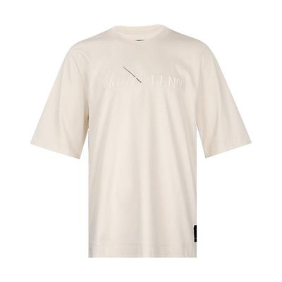 FENDI字母logo全棉短袖T恤男士