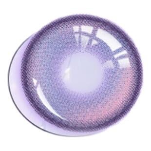 紫色美瞳COS年抛Lucy超显色小直径两片装蓝粉绿紫漫展隐形眼镜