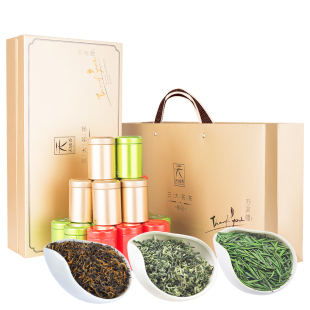 贵州茶叶都匀毛尖明前雀舌遵义红茶2025新茶绿茶小罐送礼盒装270g