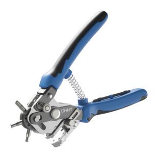 正泰皮带打孔器家用腰带皮革圆孔省力手动表带打孔钳活页装订包带