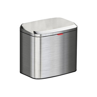 厨房垃圾桶壁挂式不锈钢家用带盖创意网红悬挂橱柜门厕所收纳桌面