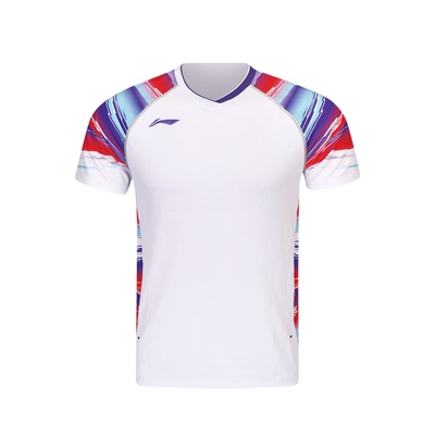 李宁羽毛球大赛速干短袖T恤