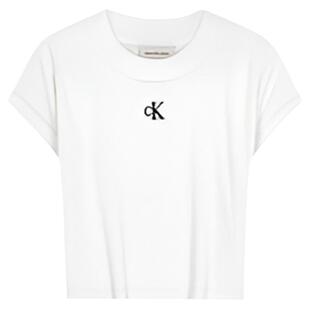 【正肩罗纹】CK Jeans夏季女士活力辣妹弹力短袖T恤上衣随心选