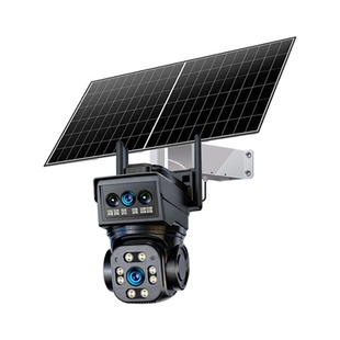 太阳能监控摄像头室外360度无死角高清2000万免插电摄影2026新款