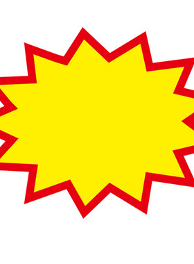 pop广告纸爆炸贴空白手绘新款大号卡通爆炸签超市商场海报商品促销展示价格标签创意促销牌可爱花爆炸卡定制