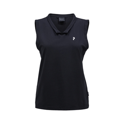 壁克峰女子翻领无袖背心