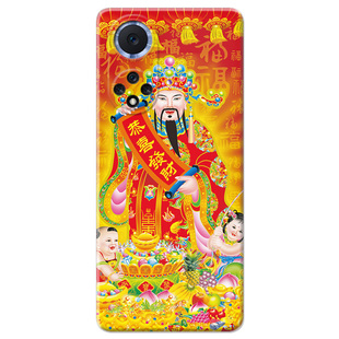 中国风财神爷适用华为nova16pro手机壳15/14/13/12/11/10/9恭喜发财se可爱个性喜庆创意ultra女款软