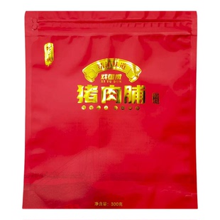 靖江特产戏鱼墩猪肉脯干原味300克副片地方家乡过年休闲零食袋装